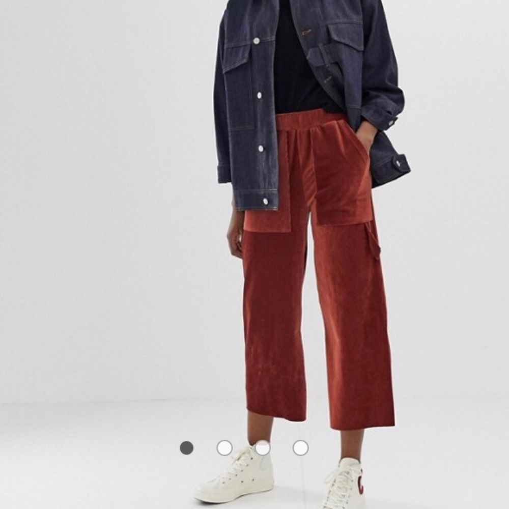 ASOS jersey corduroy utility pants